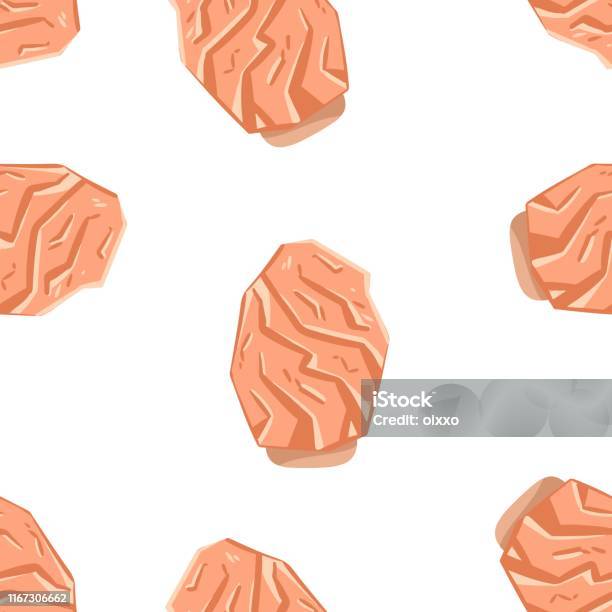 Salt Patterns Vector Himalayan Salt Lamps Seamless Pattern Vector Background Template With ...