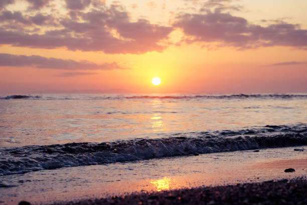 istock Beautiful bright sunset over the sea. 1167310998