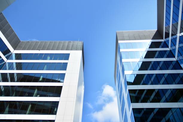 istock New office building in business center. 1167314141