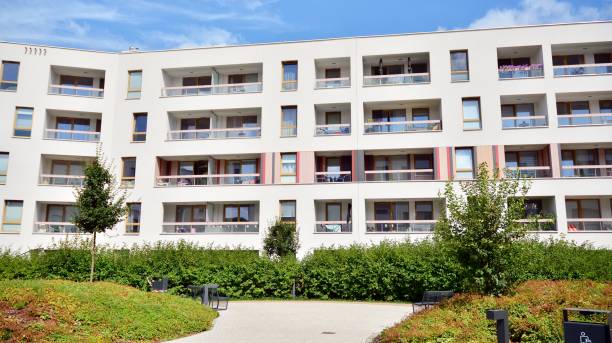 istock Modern multi-storey luxury housing concept. 1167315689