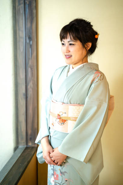istock Woman in kimono 1167318869