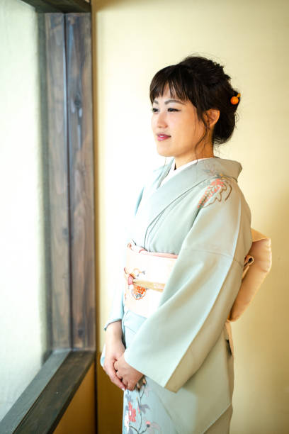 istock Woman in kimono 1167318882