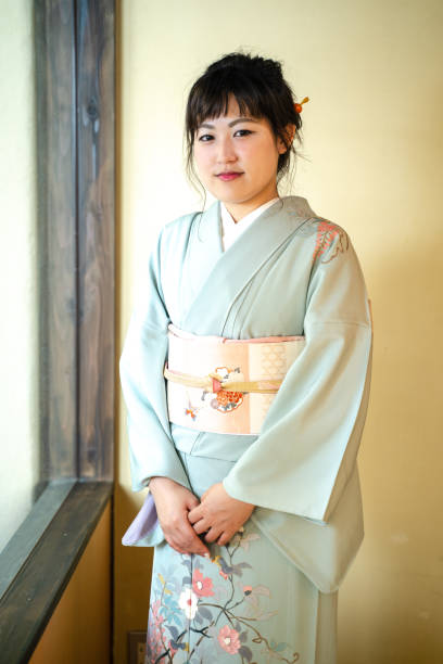 istock Woman in kimono 1167318910
