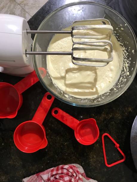 istock Mixing ingredients with blender in a bowl 1167321598