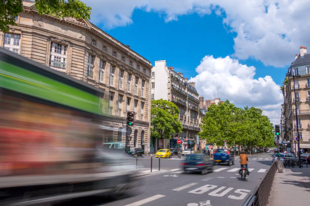 istock Paris Traffic on a Sunny Summer Day 1167321723