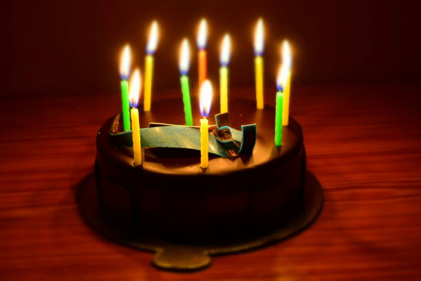 istock Birthday Cake and candle 1167326661