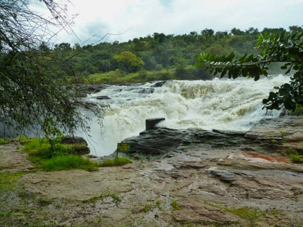 istock a waterfall in africa at summer 1167331106