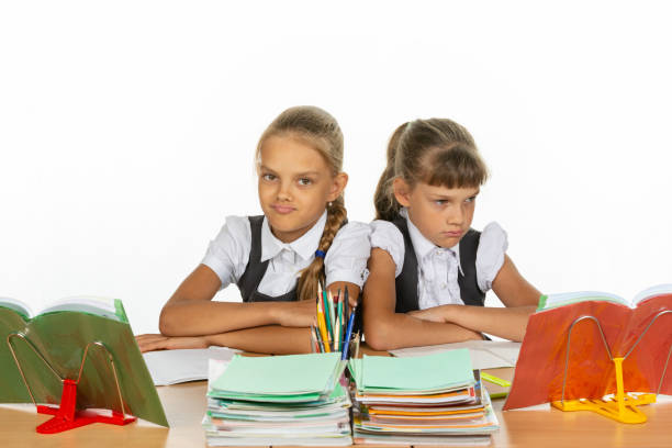 istock Two classmates are offended at each other 1167332445