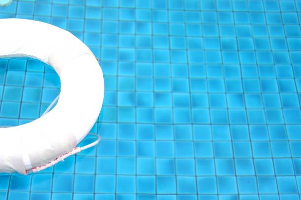 istock Life ring on swimming pool background 1167336891