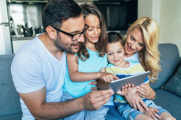 istock Family with digital tablet 1167337892
