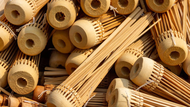 istock Bamboo Struts for Thailand Umbrellas 1167338360