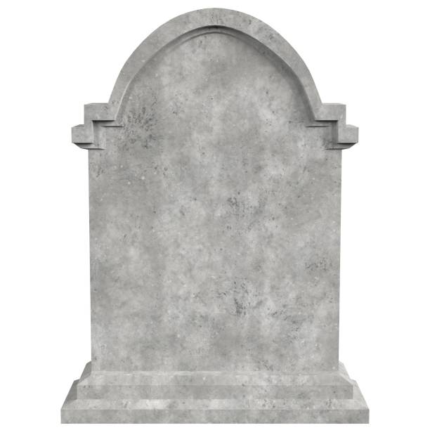 Tombstone 4 3D rendering illustration of a tombstone nr.4 tombstone stock pictures, royalty-free photos & images