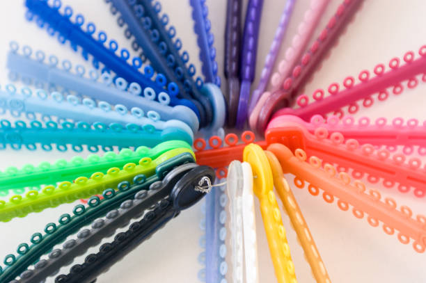 istock Orthodontic Ligature Tie Elastic Orthodontia 1167339517
