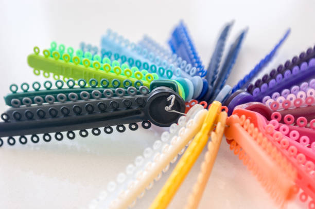 istock Orthodontic Ligature Tie Elastic Orthodontia 1167340471