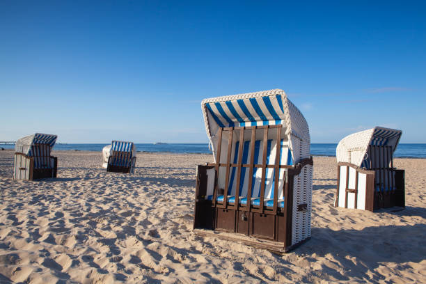 istock Typical beach chairs on the beach in Ahlbeck. 1167340625