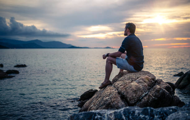 istock Watching sunset at sea. Ko Samui. Thailand 1167341186