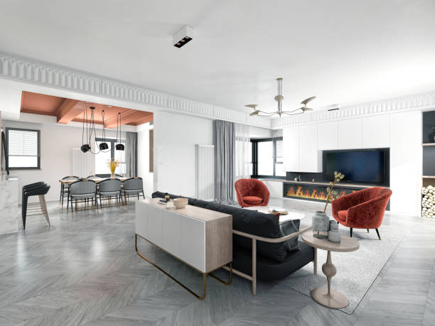 istock 3D Render of Living room 1167343030