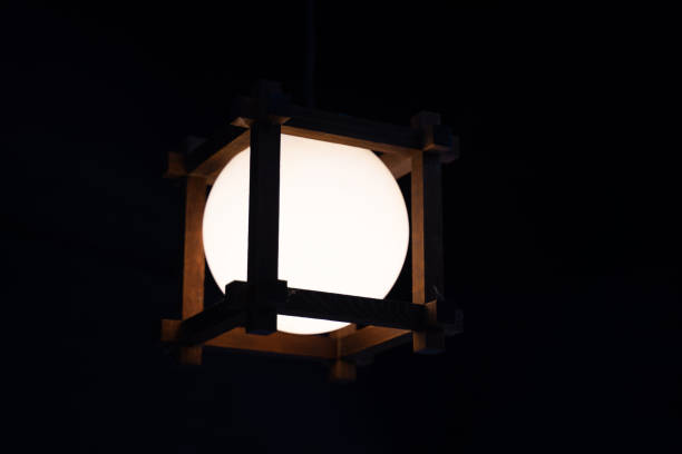 istock A lamp filled with spider webs in a dark room 1167343119