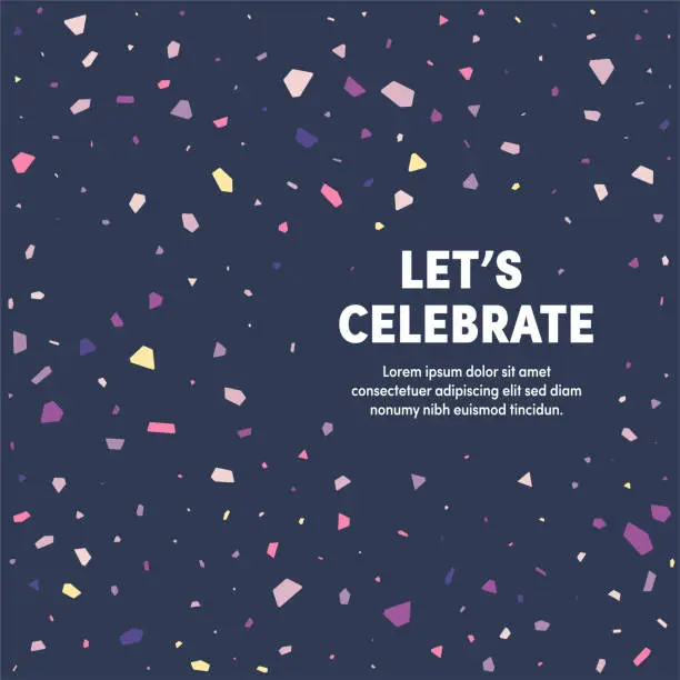 Vector illustration of Let's Celebrate Multipurpose Business Cover Design