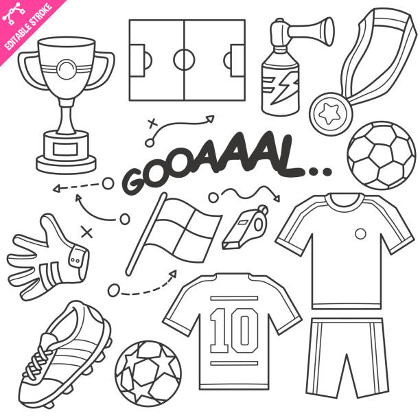 Ilustración de Soccer Relacionado Con Editable Stroke Doodle Vector Illustration y más Vectores Libres de Derechos de Fútbol - iStock Ilustración de Soccer Relacionado Con Editable Stroke Doodle Vector Illustration y más Vectores Libres de Derechos de Fútbol - iStock