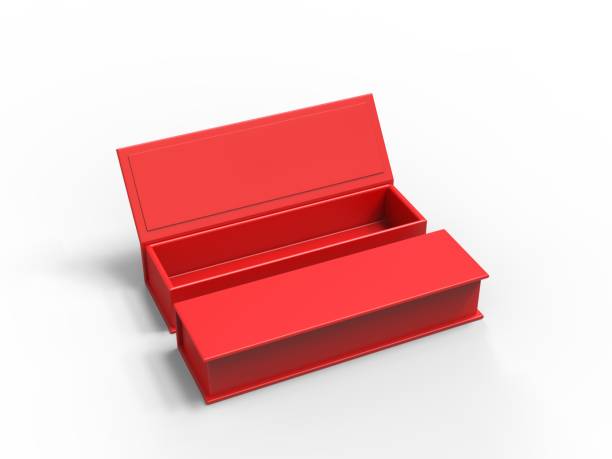 istock White blank hard cardboard book box mock up template, 3d illustration. 1167355357