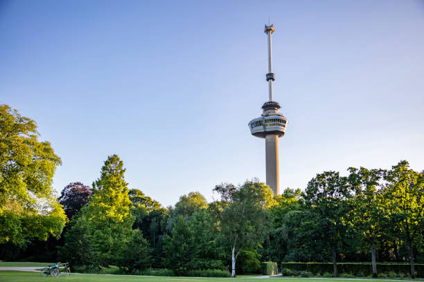 istock Euromast observation Tower in Rotterdam, Netherlands, Sunny spring Day 1167356309