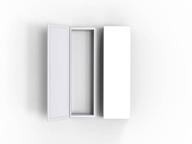 istock White blank hard cardboard book box mock up template, 3d illustration. 1167356601