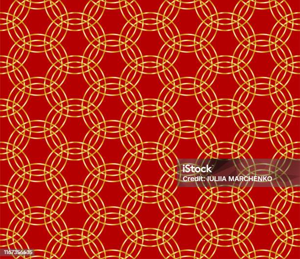 Red And Golden Chinese Traditional Pattern Collection Abstract Asian  Background Decorative Chinese Wallpaper Endless Texture For Wallpaper  Pattern Fills Web Page Background Surface Textures Stock Illustration -  Download Image Now - iStock