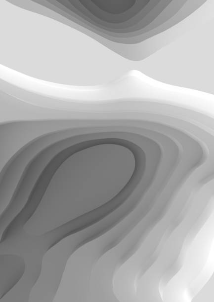 istock Vertical A4 banners with Abstract Landscape_White 1167361458