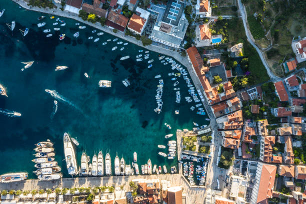 istock Aerial view of Hvar, Croatia 1167372033