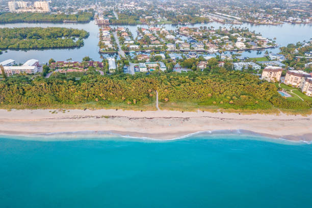 istock Flight over the Atlantic Coast of South Florida 1167378208