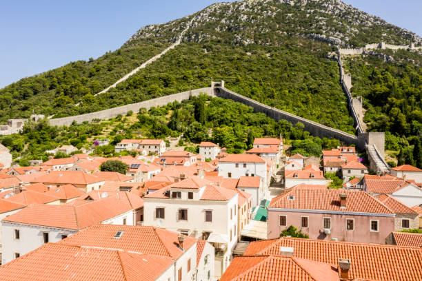 istock Aerial view of Korcula, Croatia 1167384659