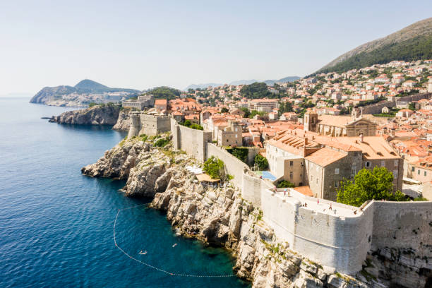istock Aerial view of Korcula, Croatia 1167384679