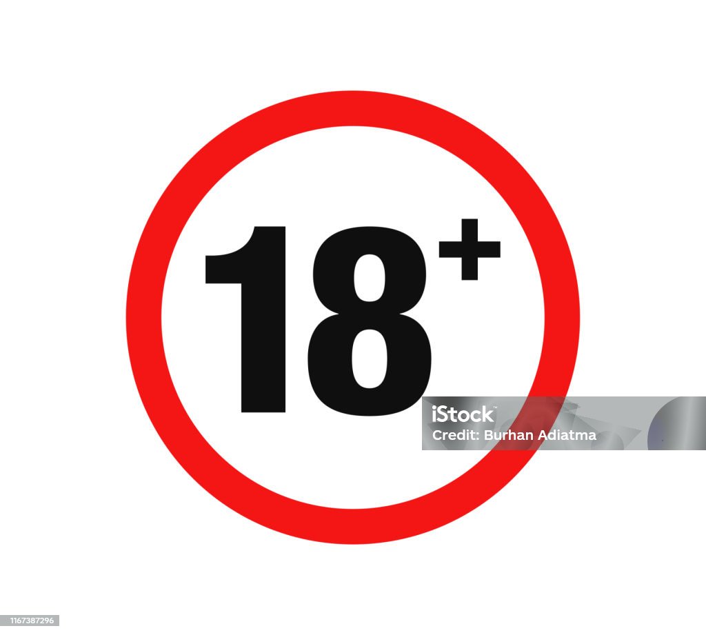 Ярлык 18. Знак 18 +. 19 Лет значок. Знак 18 вектор.