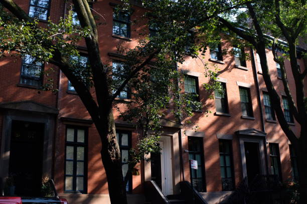 istock Sunlight on a building in West Village 1167388509