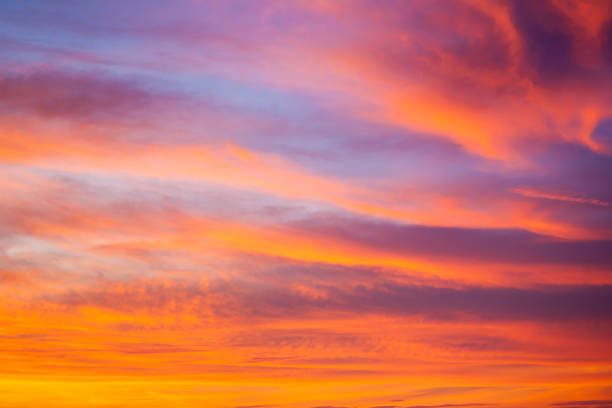 istock Beautiful morning sky and clouds background. 1167389010