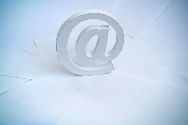 istock Email symbol on business letters concept for internet, contact us and e-mail address 1167402301