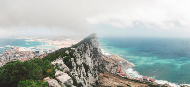 rocha de gibraltar - rock of gibraltar - fotografias e filmes do acervo