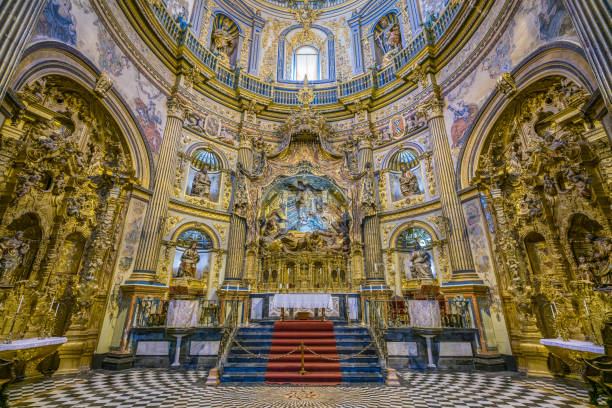 The beautiful church "Sacra Capilla del Salvador" in Ubeda, Jaen, Andalusia, Spain. The beautiful church "Sacra Capilla del Salvador" in Ubeda, Jaen, Andalusia, Spain. jaen stock pictures, royalty-free photos & images