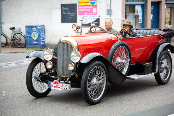 Eppelheim - Baden Württemberg / Germany 10.08.2019 - Bertha Benz Oldtimer Show Old Luxury Retro Vehichle