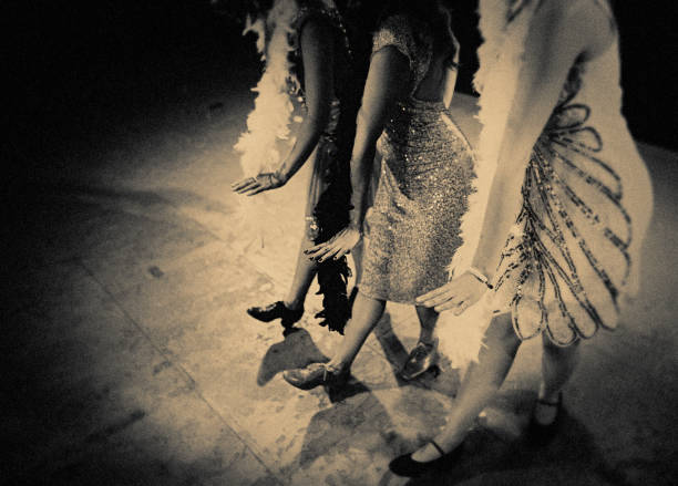 dance the charleston! - image created 1920s imagens e fotografias de stock