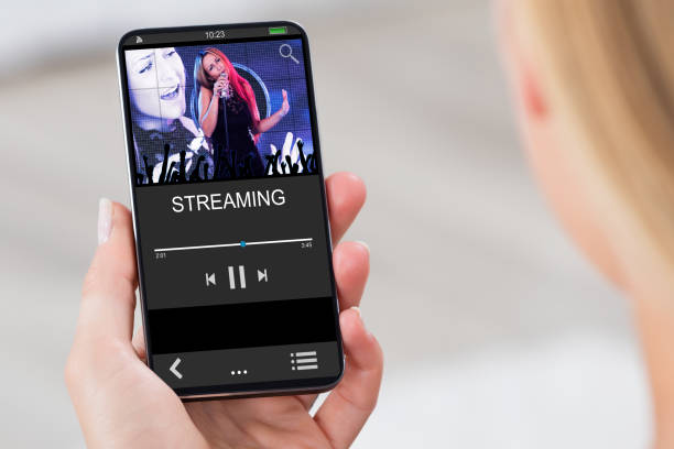 istock Person With Mobile Phone Showing Fingerprint Scanner 1167409879