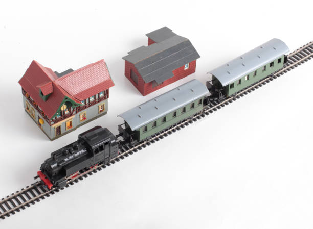 istock Locomotive and carriage 1167409971