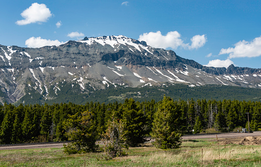 Beautiful Montana Landscape near Glacier National Park.