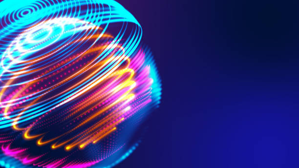 istock 5G digital world internet connecting, neon color light digital global in cyber space with data line transfer link for future connecting technology concept. 3d rendering visual model. 1167412006