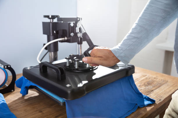 istock Printing On T-Shirt In Workshop 1167412056