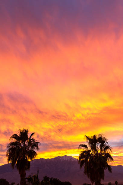 istock sunset clouds in Palm Springs 1167413625