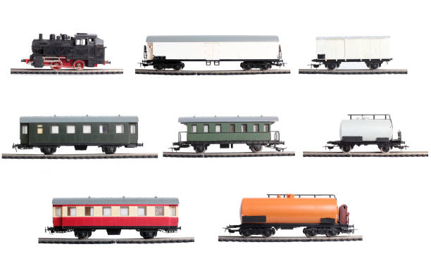 istock Locomotive and carriage 1167420748