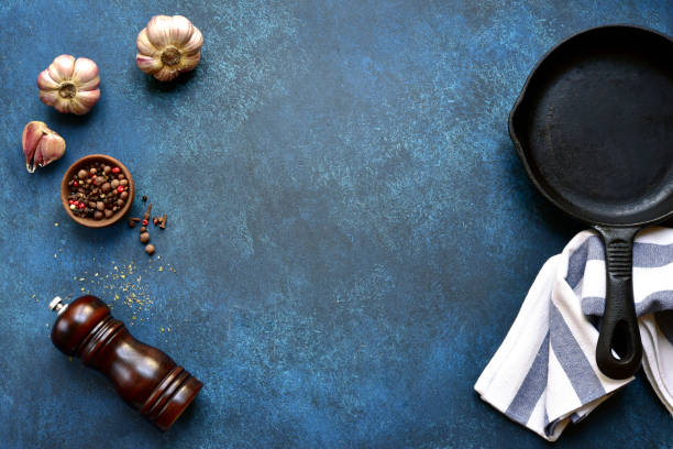 istock Culinary background with ingredients and props for cooking 1167429207