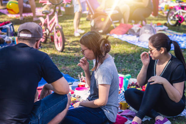istock Amazing picnic in sunny park. 1167437129